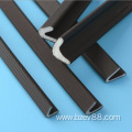 Rubber sealing strip for wooden doors